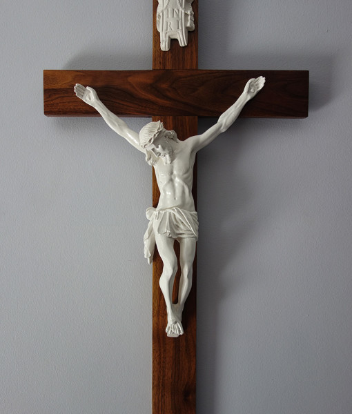 American Walnut Crucifix AW1003-1